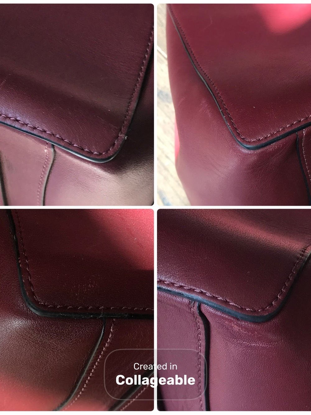 Coach 1941 Cooper Carryall Leather Purse, Bordeaux 22821 - Picture 13 of 15